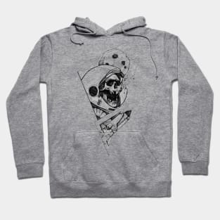 Skull in Space Hoodie